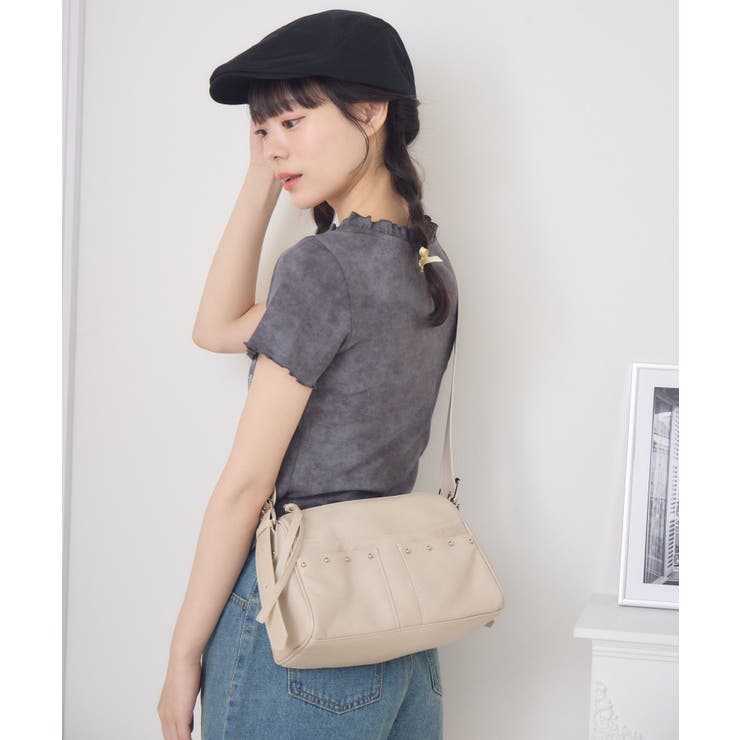 スタッズ付ショルダーBAG | RETRO GIRL | 詳細画像5 
