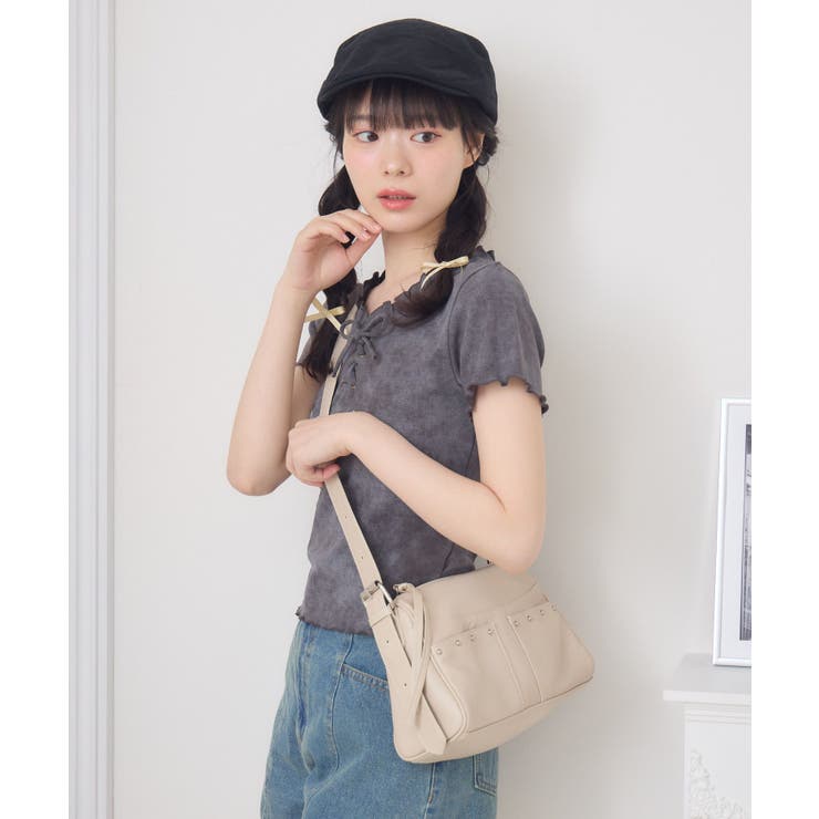 スタッズ付ショルダーBAG | RETRO GIRL | 詳細画像6 