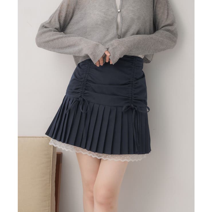 シャーリングプリーツミニSK | RETRO GIRL | 詳細画像26 