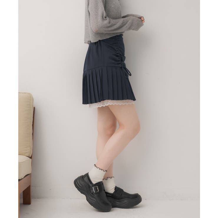 シャーリングプリーツミニSK | RETRO GIRL | 詳細画像32 