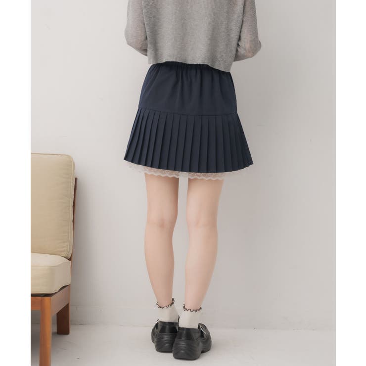 シャーリングプリーツミニSK | RETRO GIRL | 詳細画像33 