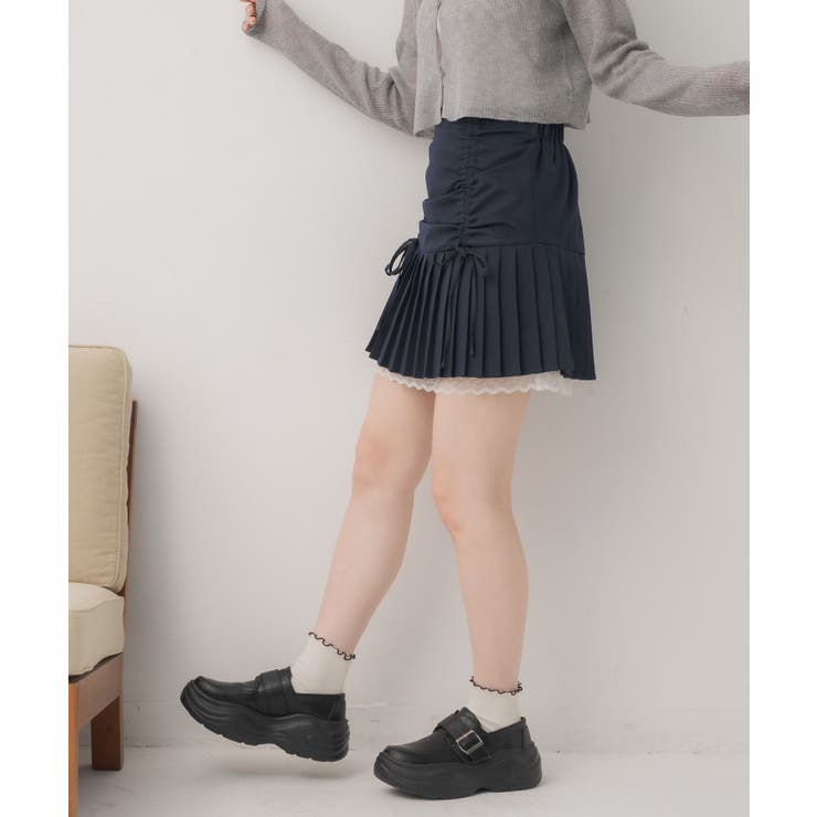 シャーリングプリーツミニSK | RETRO GIRL | 詳細画像34 