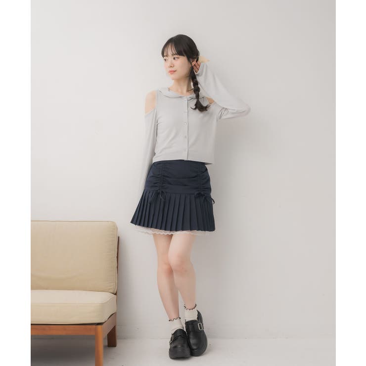 シャーリングプリーツミニSK | RETRO GIRL | 詳細画像36 