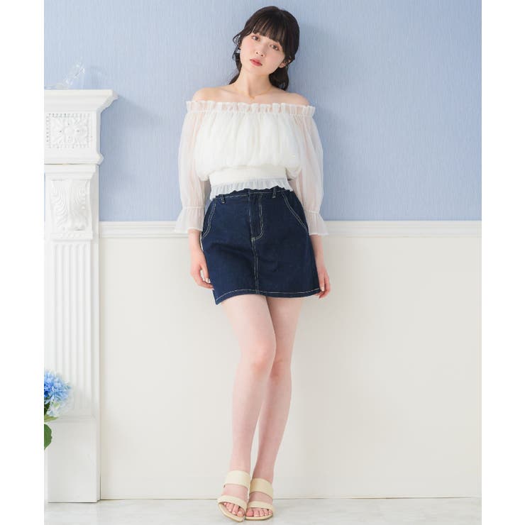 シャーリングパールBL ブラウス オフショルダー | RETRO GIRL | 詳細画像11 