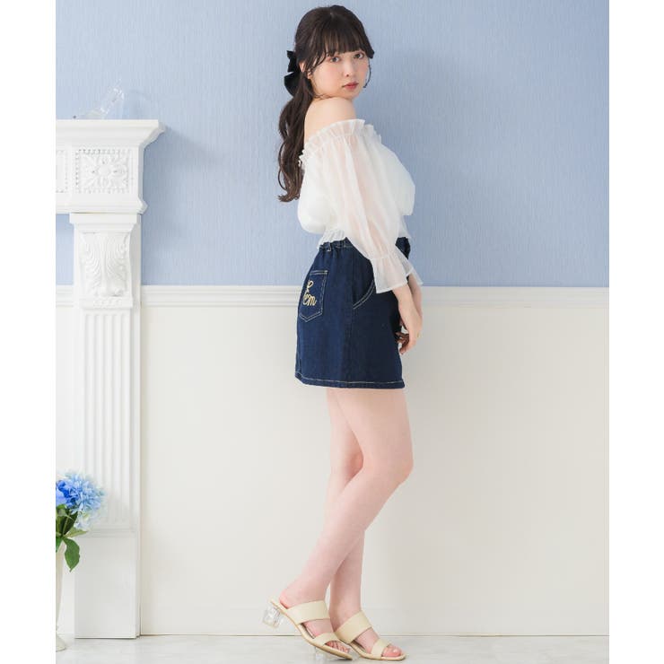 シャーリングパールBL ブラウス オフショルダー | RETRO GIRL | 詳細画像13 