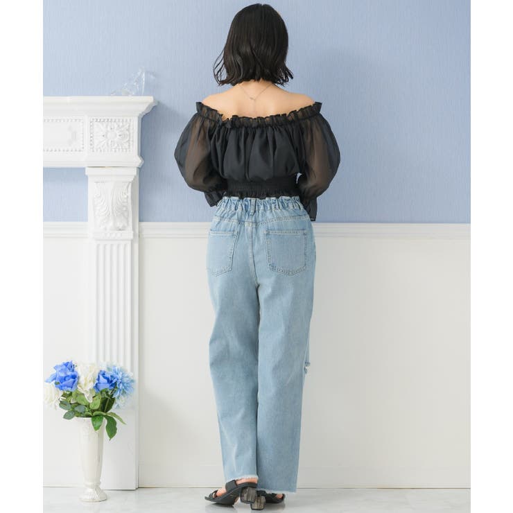 シャーリングパールBL ブラウス オフショルダー | RETRO GIRL | 詳細画像21 