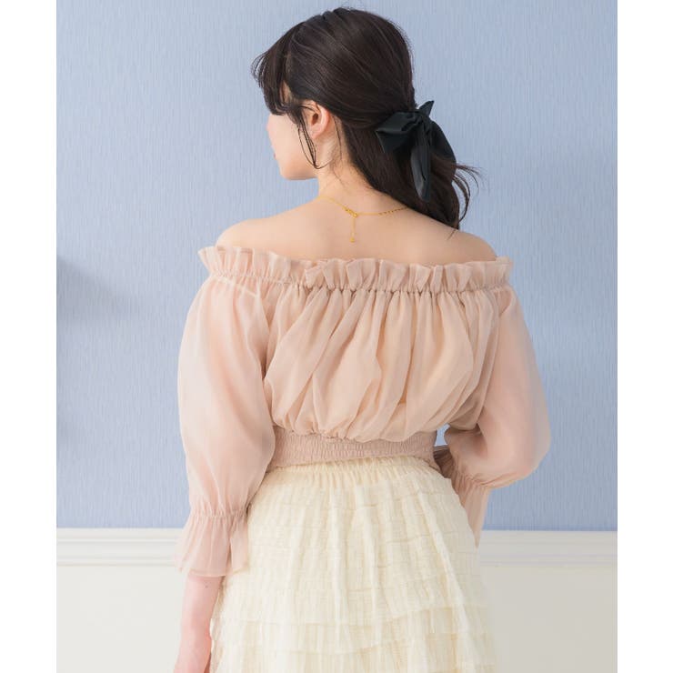 シャーリングパールBL ブラウス オフショルダー | RETRO GIRL | 詳細画像24 