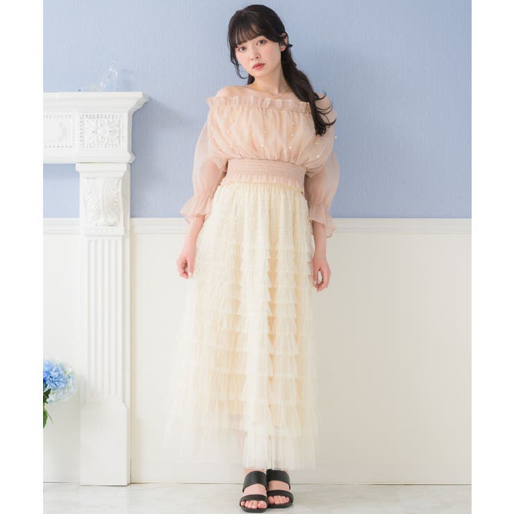 シャーリングパールBL ブラウス オフショルダー | RETRO GIRL | 詳細画像25 