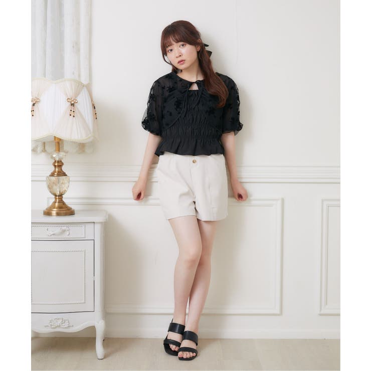 美品 SIIILON シーロン BOWWOW シアー ボレロ カチューシャ 2点