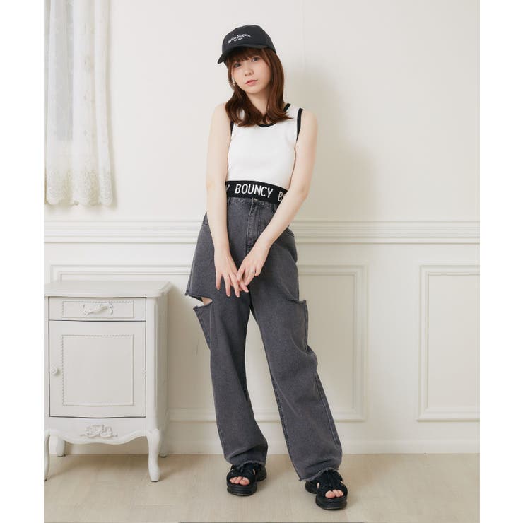 ロゴ配色NTタンク ニットタンクトップ スポーツ[品番