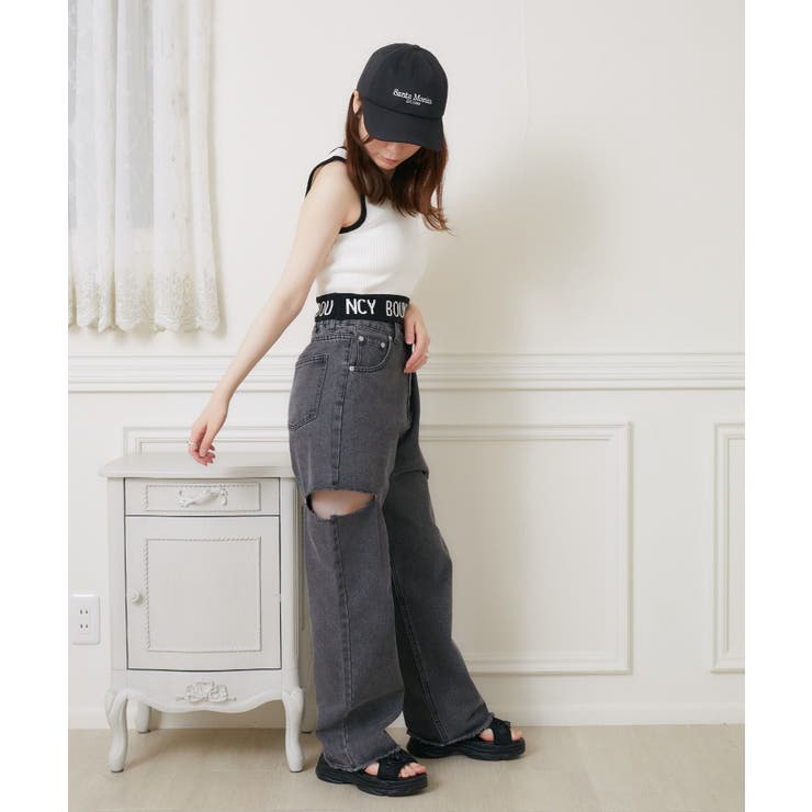 ロゴ配色NTタンク 【Emsexcite】ニットタンクトップ スポーツ | RETRO GIRL | 詳細画像22 