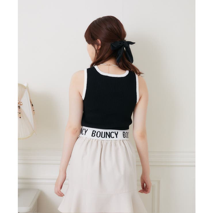 ロゴ配色NTタンク 【Emsexcite】ニットタンクトップ スポーツ | RETRO GIRL | 詳細画像28 