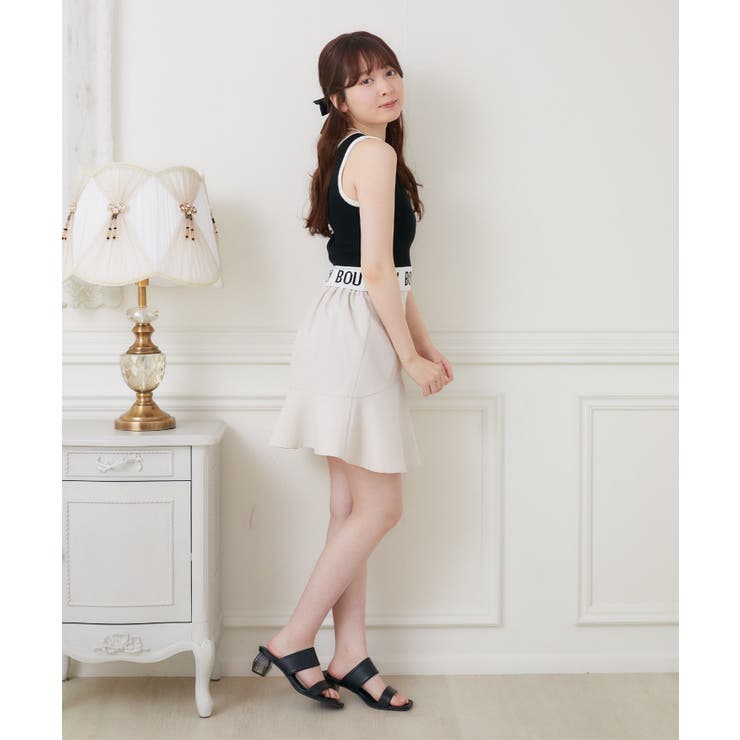 ロゴ配色NTタンク 【Emsexcite】ニットタンクトップ スポーツ | RETRO GIRL | 詳細画像36 