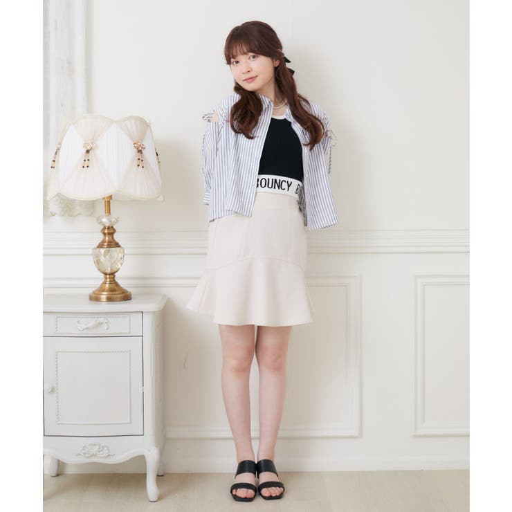 ロゴ配色NTタンク 【Emsexcite】ニットタンクトップ スポーツ | RETRO GIRL | 詳細画像38 