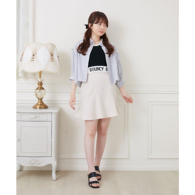 ロゴ配色NTタンク 【Emsexcite】ニットタンクトップ スポーツ | RETRO GIRL | 詳細画像39 