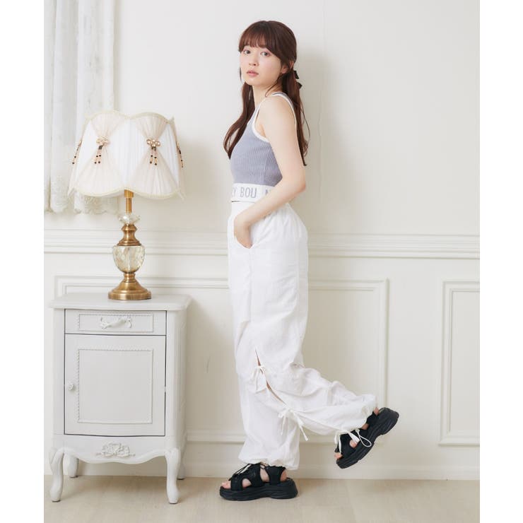 ロゴ配色NTタンク 【Emsexcite】ニットタンクトップ スポーツ | RETRO GIRL | 詳細画像47 