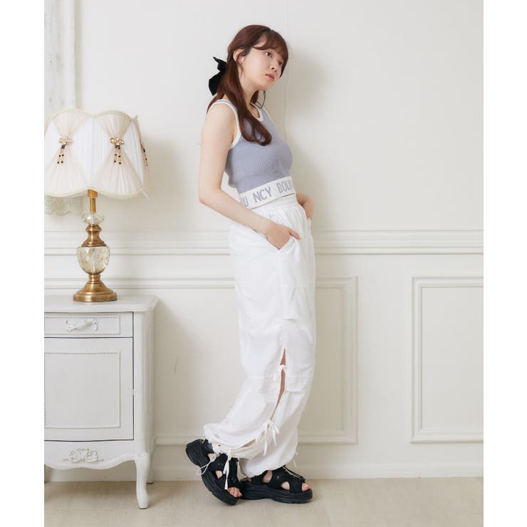 ロゴ配色NTタンク 【Emsexcite】ニットタンクトップ スポーツ | RETRO GIRL | 詳細画像48 