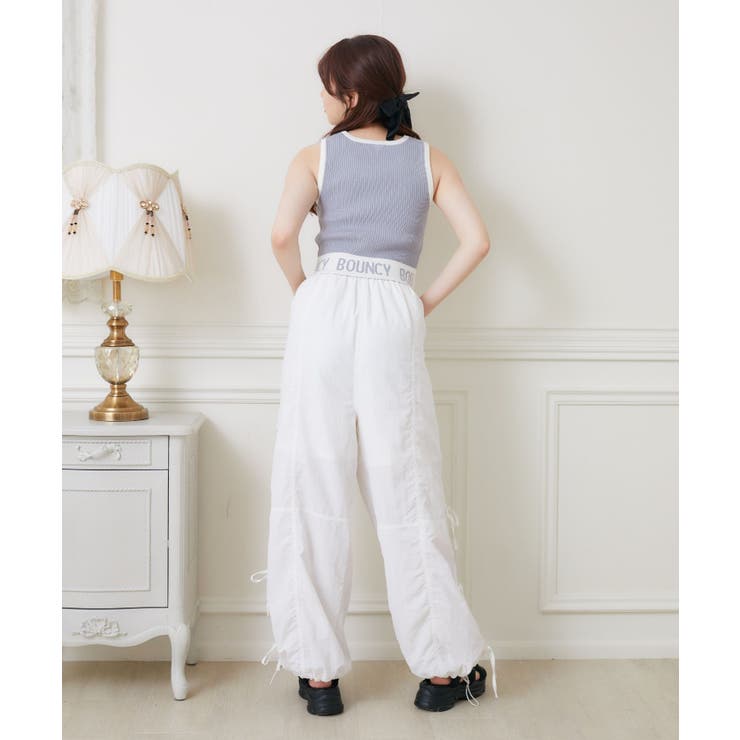 ロゴ配色NTタンク 【Emsexcite】ニットタンクトップ スポーツ | RETRO GIRL | 詳細画像49 