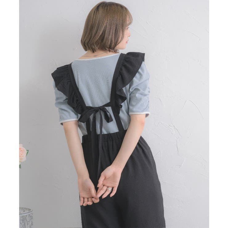 sowaリネンサロペット フリル リボン 楽天市場】サロペット フリルの通販