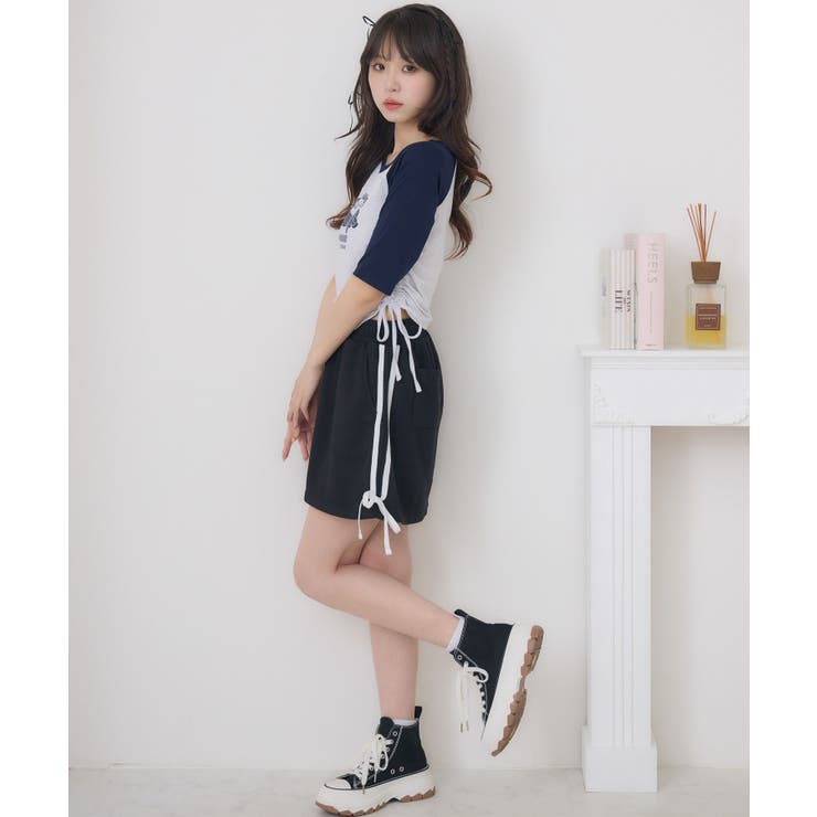 ドロスト五分袖TEE | RETRO GIRL | 詳細画像12 