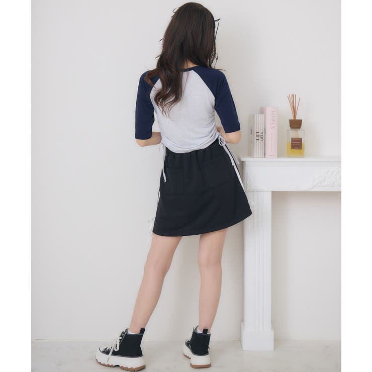 ドロスト五分袖TEE | RETRO GIRL | 詳細画像13 