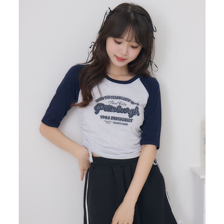 ドロスト五分袖TEE | RETRO GIRL | 詳細画像14 