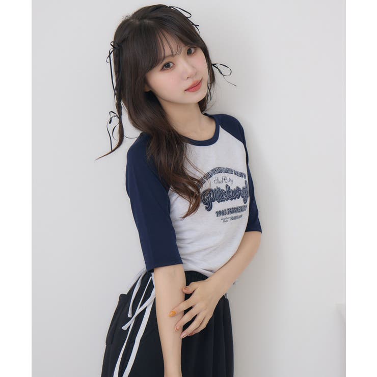 ドロスト五分袖TEE | RETRO GIRL | 詳細画像15 