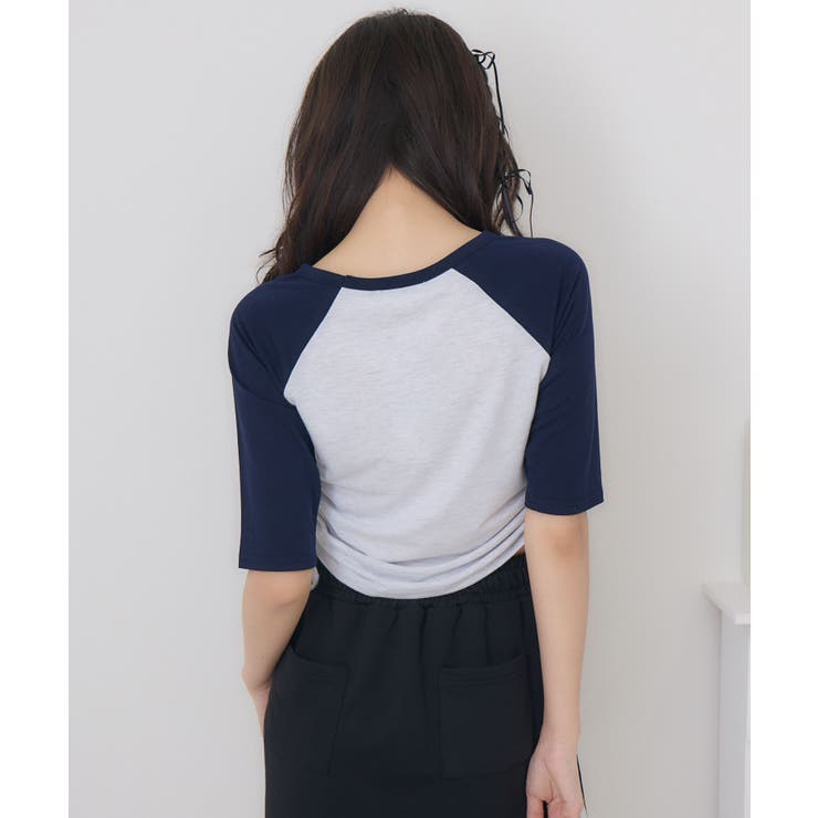 ドロスト五分袖TEE | RETRO GIRL | 詳細画像17 