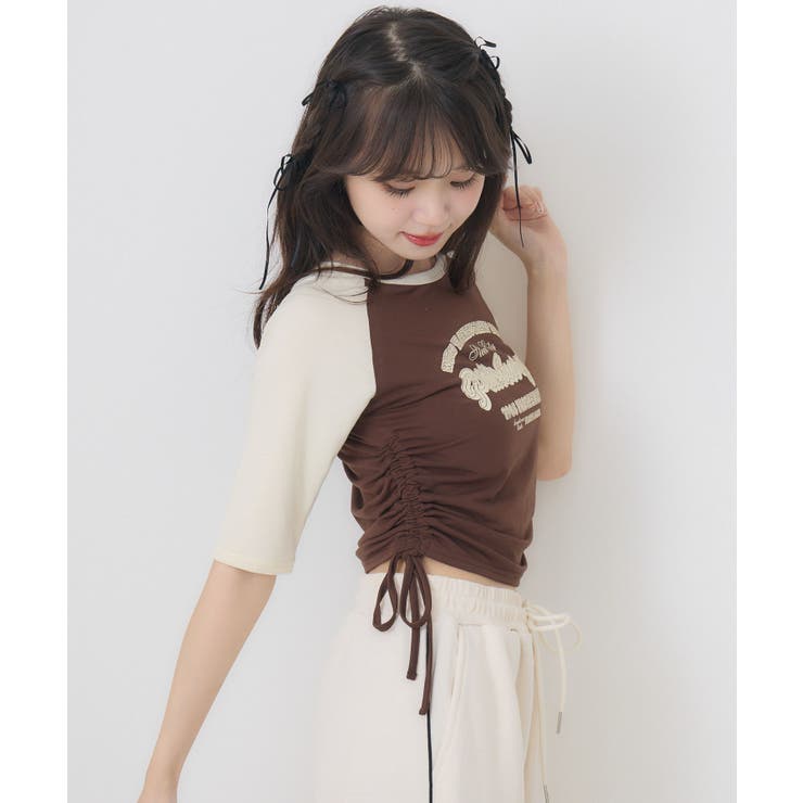 ドロスト五分袖TEE | RETRO GIRL | 詳細画像23 