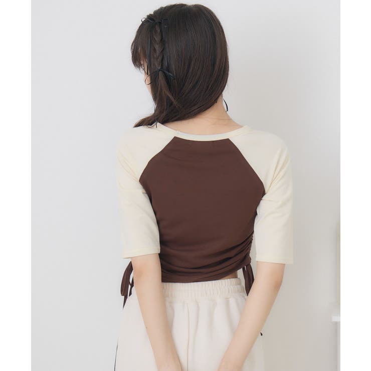 ドロスト五分袖TEE | RETRO GIRL | 詳細画像25 