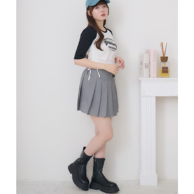 ドロスト五分袖TEE | RETRO GIRL | 詳細画像3 