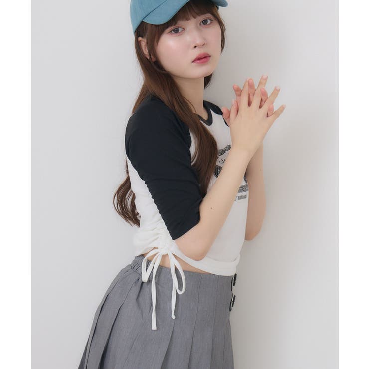 ドロスト五分袖TEE | RETRO GIRL | 詳細画像7 