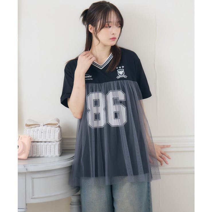 チュールユニフォームTEE | RETRO GIRL | 詳細画像16 