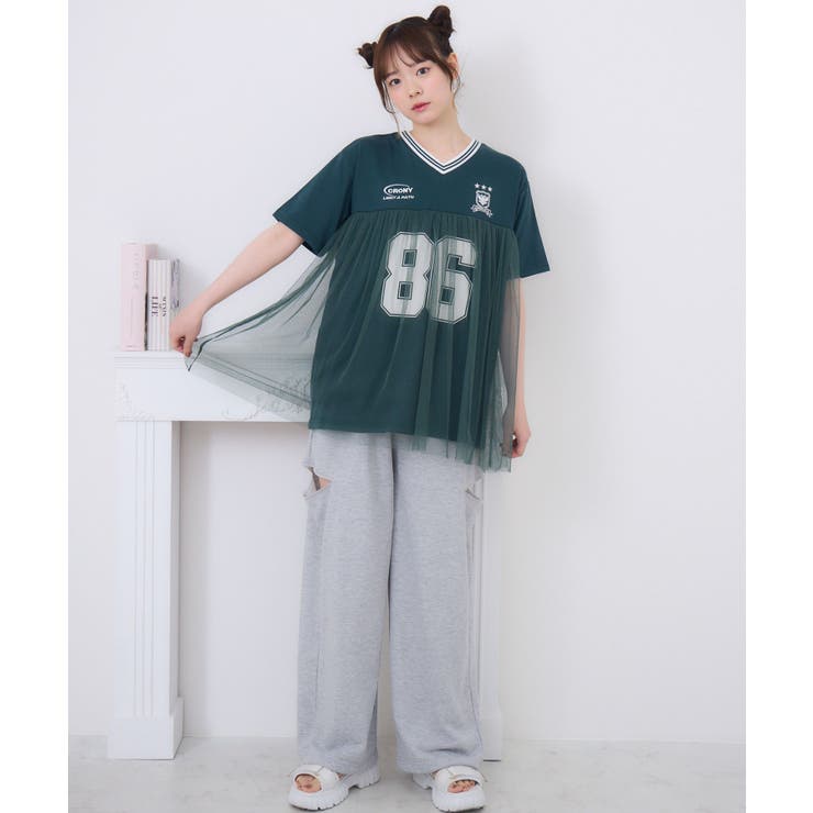 チュールユニフォームTEE | RETRO GIRL | 詳細画像22 