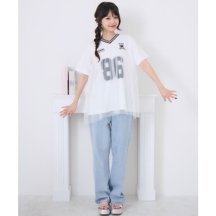 チュールユニフォームTEE | RETRO GIRL | 詳細画像4 