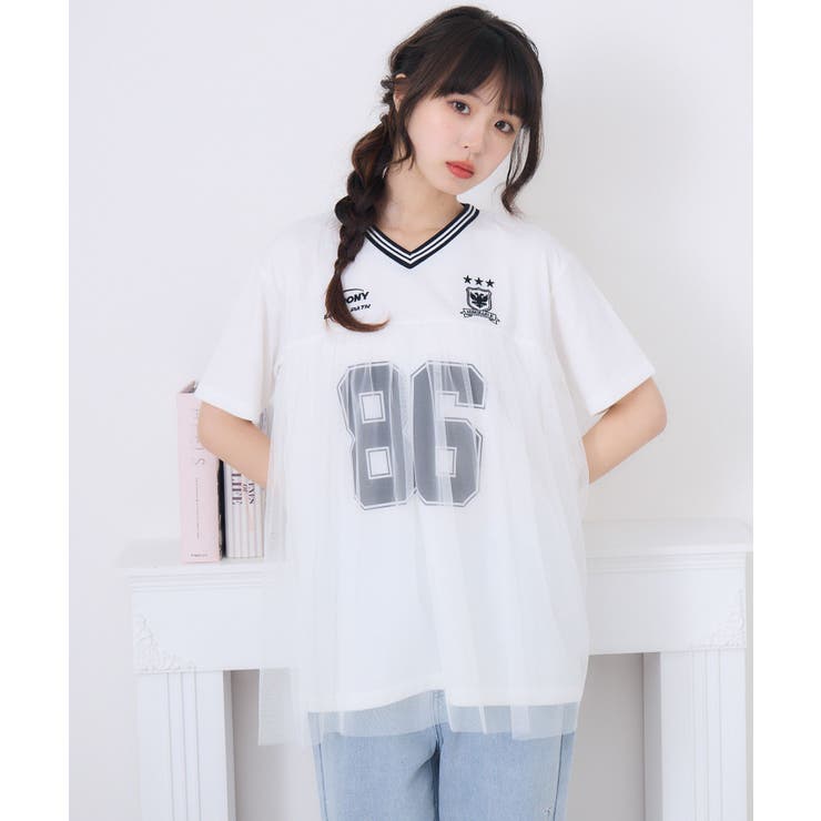チュールユニフォームTEE | RETRO GIRL | 詳細画像8 