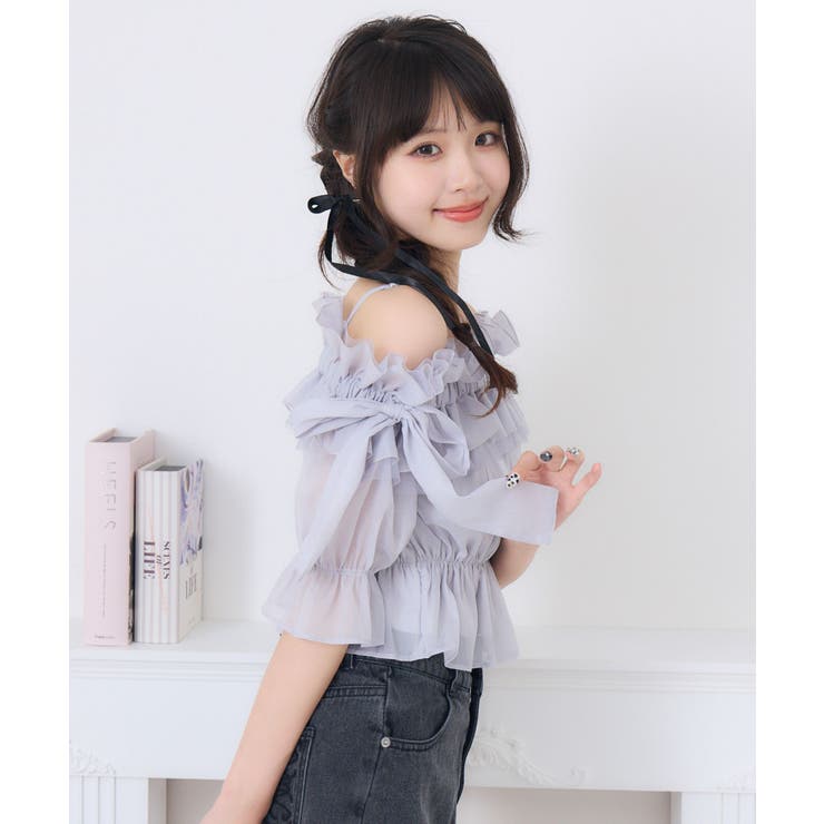 h.naotoFRILL黒ピンクワンピース&バッグセット♡ レディース