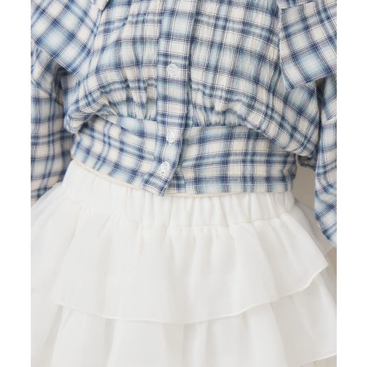 オフショルシャツ風チェックBL | RETRO GIRL | 詳細画像29 