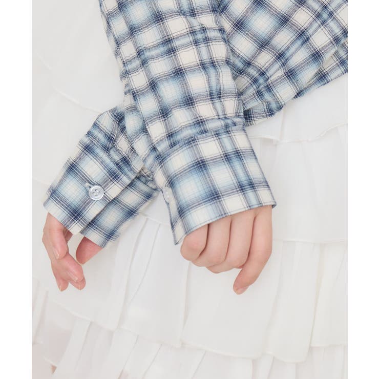 オフショルシャツ風チェックBL | RETRO GIRL | 詳細画像31 