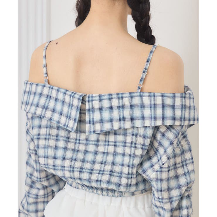 オフショルシャツ風チェックBL | RETRO GIRL | 詳細画像32 