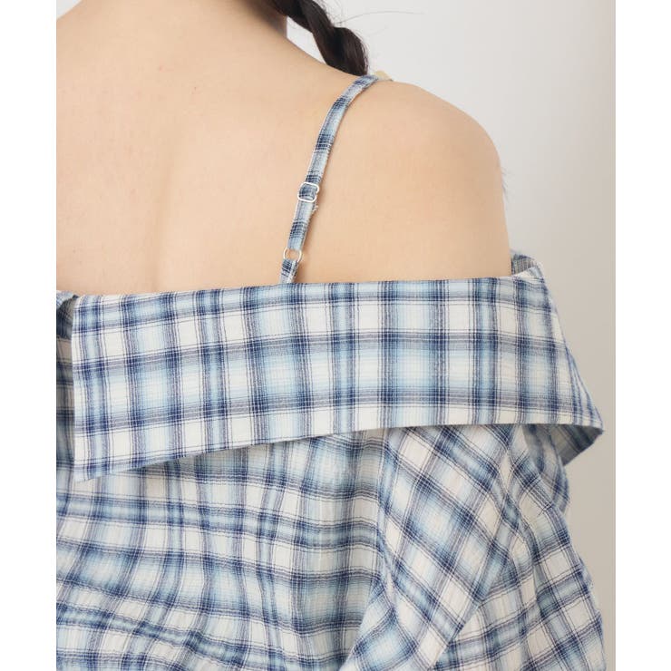 オフショルシャツ風チェックBL | RETRO GIRL | 詳細画像33 