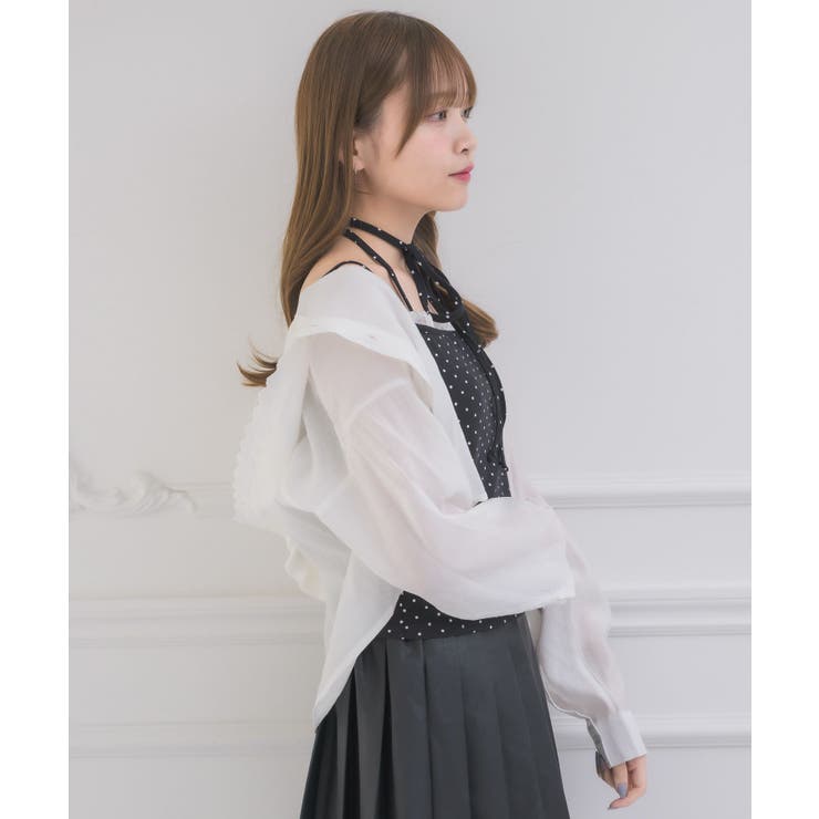 フード付レースショートSH | RETRO GIRL | 詳細画像8 