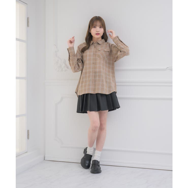 レースパッチ付チェックSH | RETRO GIRL | 詳細画像21 