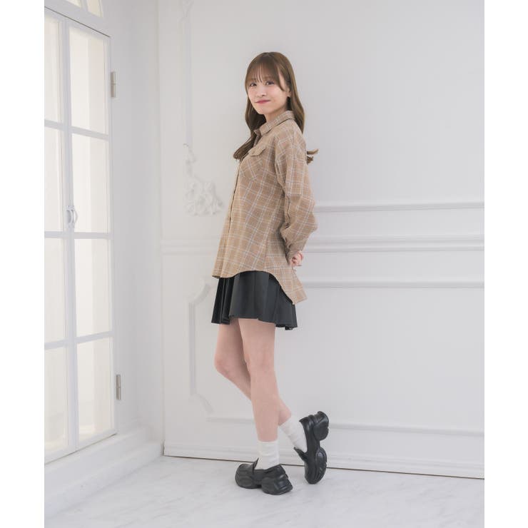 レースパッチ付チェックSH | RETRO GIRL | 詳細画像22 