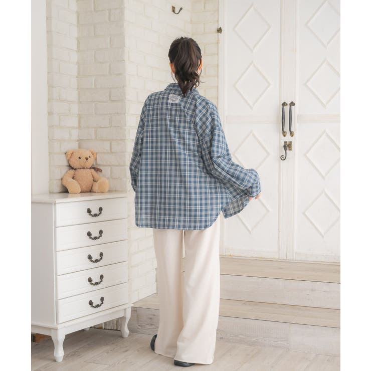 レースパッチ付チェックSH | RETRO GIRL | 詳細画像26 