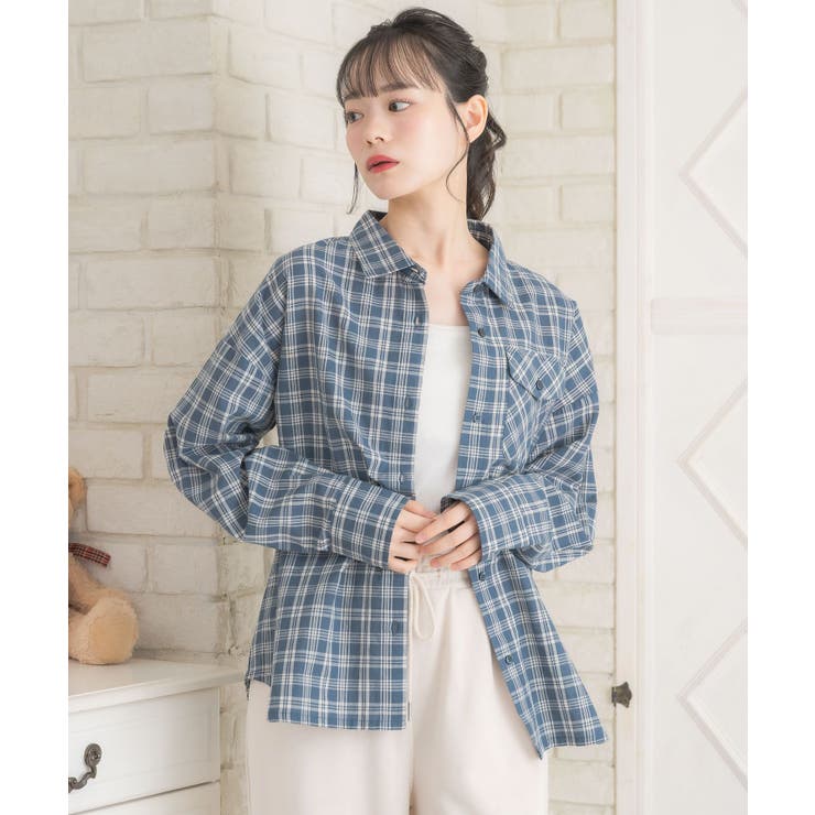 レースパッチ付チェックSH | RETRO GIRL | 詳細画像28 