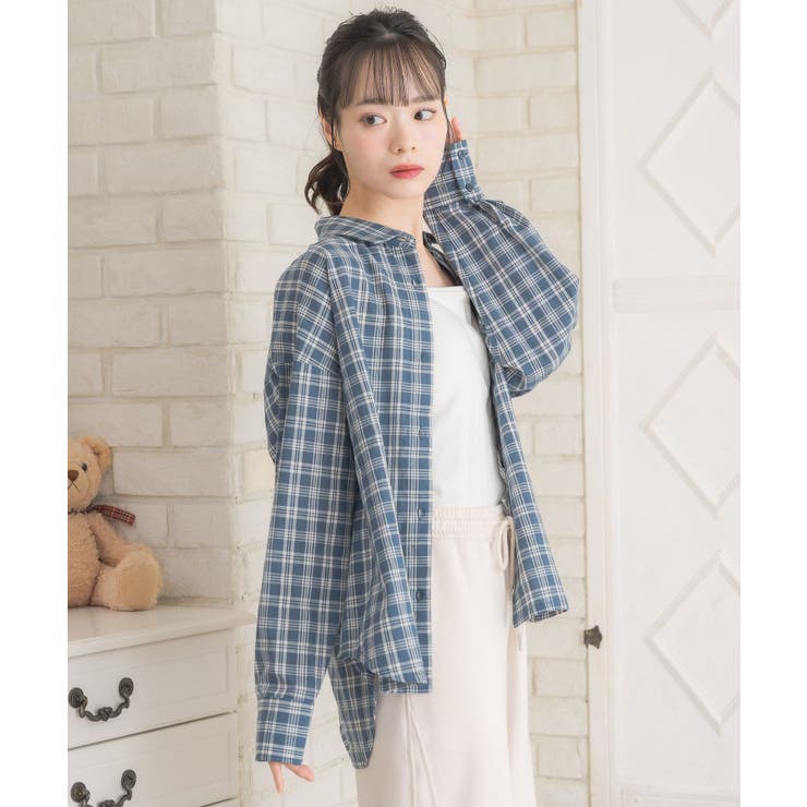 レースパッチ付チェックSH | RETRO GIRL | 詳細画像29 