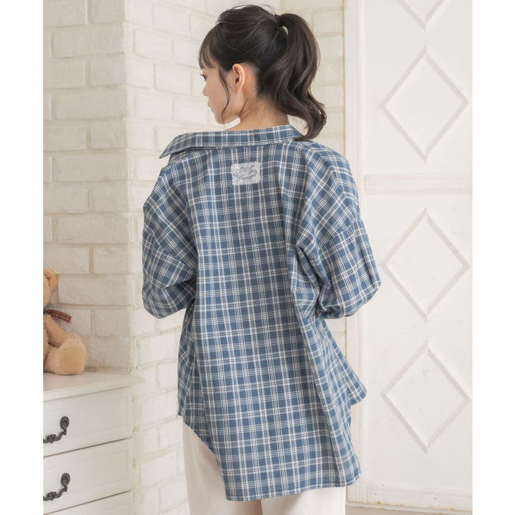 レースパッチ付チェックSH | RETRO GIRL | 詳細画像30 