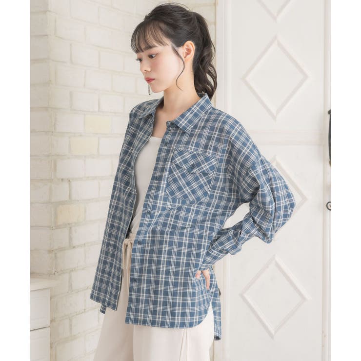 レースパッチ付チェックSH | RETRO GIRL | 詳細画像31 