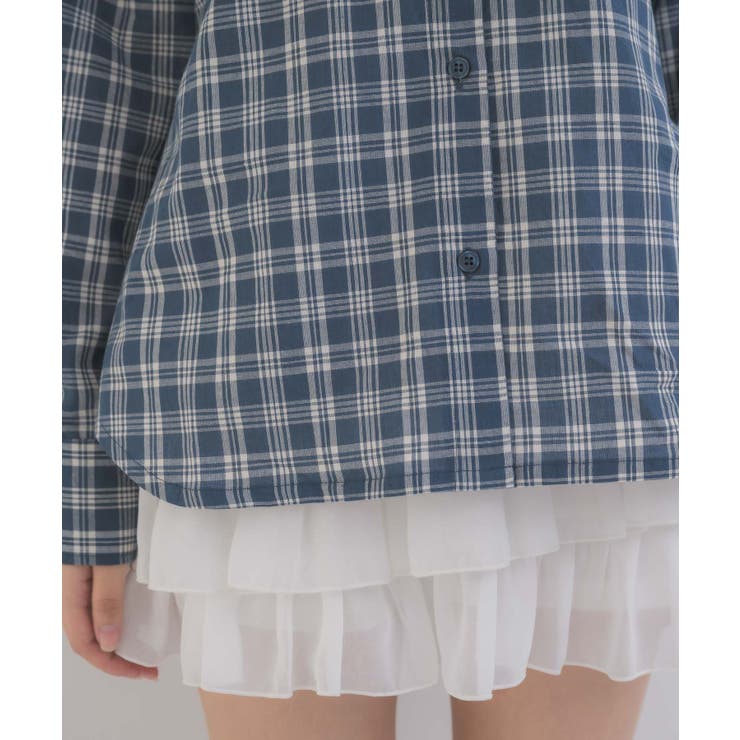 レースパッチ付チェックSH | RETRO GIRL | 詳細画像34 